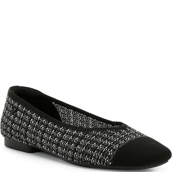 VIVAIA
Margot 2.0 Stretch Knit Plaid Flats black and white 11 tweed NWT in box - Picture 1 of 13